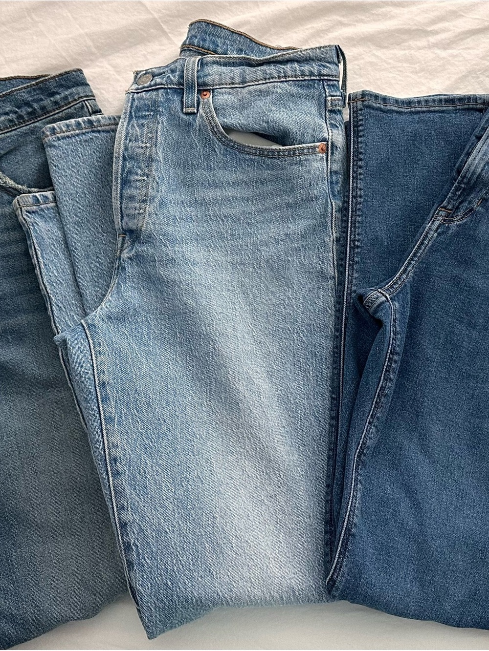 American Eagle Outfitters High-Rise Light Blue Denim Jeans